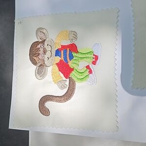 Handmade machine embroidery monkey patch